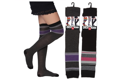 Wholesale Women's Over The Knee Socks (60 Pack)