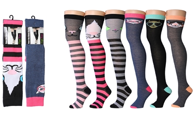Wholesale Women's Over The Knee Socks (60 Packs)