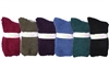 Wholesale Women's Fuzzy Skid-Proof Solid Crew Socks (120 Packs)