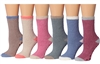 Wholesale Women's Fuzzy Skid-Proof Crew Socks (120 Packs)