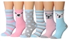 Wholesale Women's Slub Skid Proof Fuzzy Socks (120 Packs)