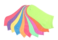 Wholesale Girl's 10 Pairs Low Cut Ankle Socks - Size:6-8  (36 Pack)