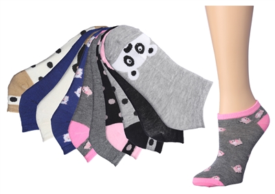 Wholesale Girl's 10 Pairs Low Cut Ankle Socks (36 Pack)