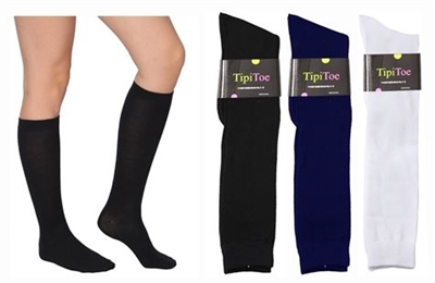 Wholesale Tipi Toe Knee High Socks With Color and Size Options (180 Packs)