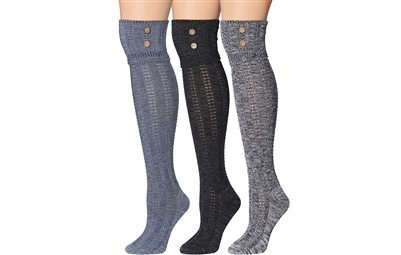 Wholesale Tipi Toe Wool Blend Knee High Socks Single Pack