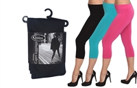 Wholesale Women's Seamless Capri Leggings (36 Packs)