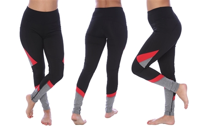 Women's Performance Yoga Leggings with Size Options (36 Packs)