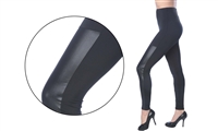 Wholesale Women's Shiny Metallic Leather Leggings (36 Packs)