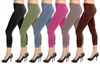 Wholesale Women's Seamless Capris with Lace Trim (36 Packs)