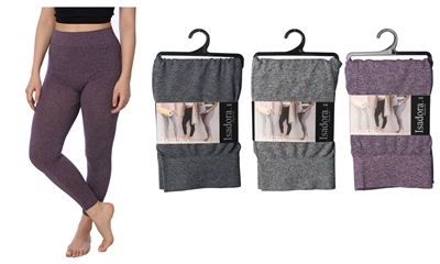 Wholesale Women's Melange Leggings with Size and Colors Option (36 Packs)