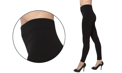 Wholesale Women's Heavy Seamless Leggings with Brushed Lining With Size Option (36 Packs)
