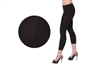 Wholesale Women's Black Seamless Nylon Capri Leggings (36 Packs)