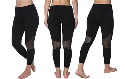 Women's Performance Yoga Leggings with Size Options (72 Packs)