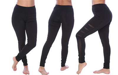 Women's Performance Yoga Leggings with Size Options (36 Packs)