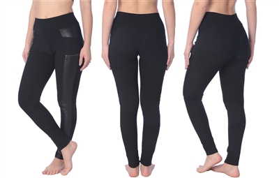 Women's Performance Yoga Leggings with Size Options (36 Packs)