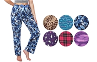 Wholesale Women's Isadora Cotton Comfortable Pajamas (Assorted Sizes & Patterns) - 36 Packs