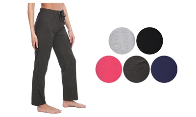 Wholesale Women's Isadora Cotton Comfortable Pajamas (Assorted Sizes & Patterns) - 36 Packs