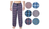 Wholesale Men's Cotton Pajama Bottoms Assorted Colors and Sizes (36 Pack)