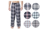 Wholesale Men's Short Cotton Pajama Bottoms Assorted Colors and Sizes (36 Pack)