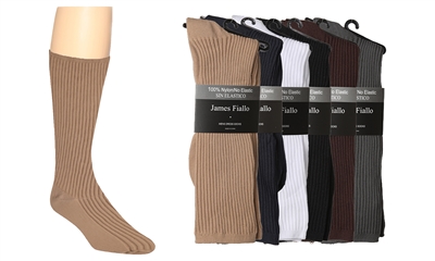 Wholesale Men's Single Pair Pack Dress Socks (180 Packs)