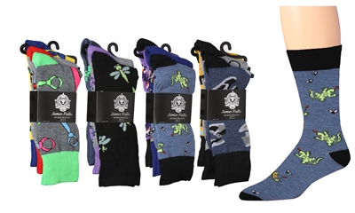 Wholesale Men's Dress Socks 3-Pairs - (60 Packs)