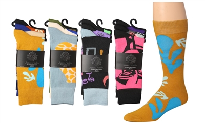 Wholesale Men's Dress Socks 3-Pairs - (60 Packs)