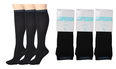 Wholesale Unisex Ronnox Compression Socks (120 Pack)