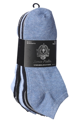 Wholesale Men's Low Cut Socks 10-Pairs Pack (36 Packs)