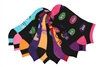 Wholesale Women's Tipi Toe 10 Pack Colorful Patterned Ankle Socks