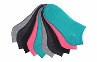 Wholesale Women's Tipi Toe 10 Pack No Show Cotton Ankle Socks