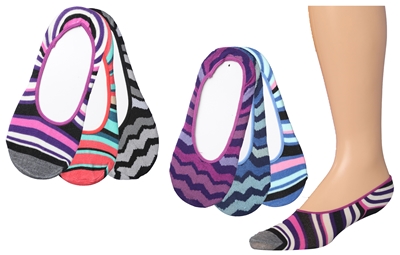 Wholesale Women's Tipi Toe Foot Liners 3-Pair per Pack (60 Packs)
