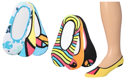 Wholesale Women's Tipi Toe Foot Liners 3-Pair per Pack (60 Packs)
