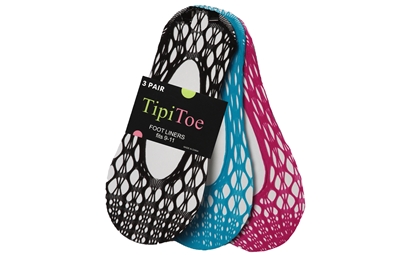 Wholesale Women's 3 Pack Tipi Toe Foot Liners (60 Packs)