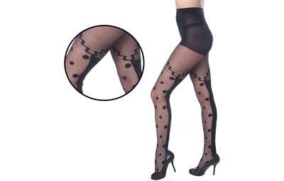 Wholesale Women's Fashion Tights With Size Options (36 Pcs)