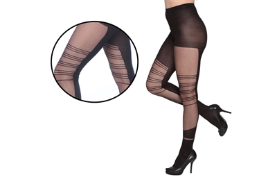 Wholesale Women's Textured Fashion Tights (36 Pcs)