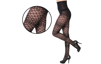 Wholesale Women's Textured Tights With Size Options (36 Pcs)
