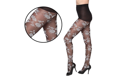 Wholesale Women's Textured Tights With Size Options (36 Pcs)