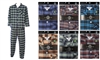Wholesale Men's Flannel Pajama Set With Long Sleeves and Long Pants Assorted Colors and Sizes (36 Pack)