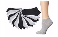 Wholesale Women's Tipi Toe 10 Pack No Show Plus Size Ankle Socks (360 Pairs)