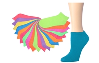 Wholesale Women's Tipi Toe 10 Pack No Show Plus Size Ankle Socks (360 Pairs)