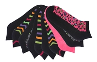 Wholesale Women's Tipi Toe 6 Pack No Show Plus Size Ankle Socks (180 Pairs)