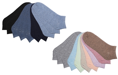 Wholesale Women's Tipi Toe 10 Pack No Show Plus Size Ankle Socks (360 Pairs)