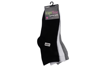 Wholesale Women's 3 Pairs per Pack Quarter Socks (60 Packs)