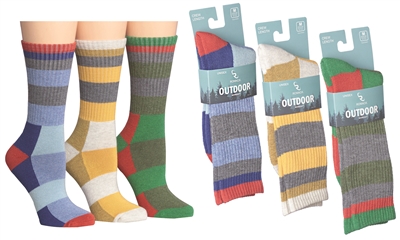 Wholesale Women's Single Pack Hiking Socks (180 Packs)