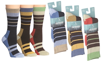 Wholesale Women's Single Pack Hiking Socks (180 Packs)