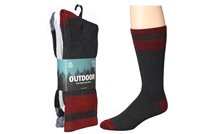 Wholesale Men's Outdoor Heavy Weight Boot Hiking Socks 3-Pair Pack