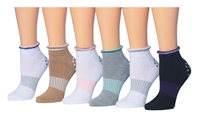 Wholesale Women's 3 Pair Pack Yoga Ankle Socks (60 Packs)