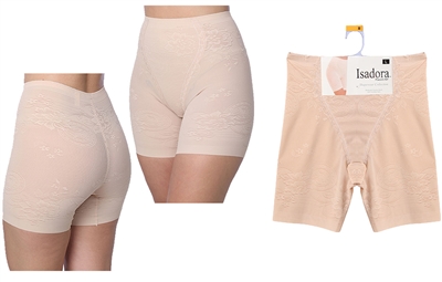 Wholesale Women's Isadora Shapewear Moderate Control Short w/ Invisible Hem - Assorted Sizes (72 Packs)
