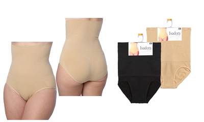 Wholesale Women's Isadora Shapewear Extra Firm High Waist Brief - Assorted Sizes (72 Packs)