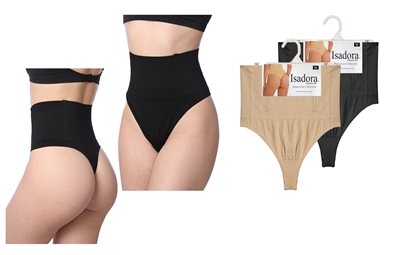 Women's Wholesale Shapewear Tummy Control Thong Panty - Assorted Sizes (72 Packs)